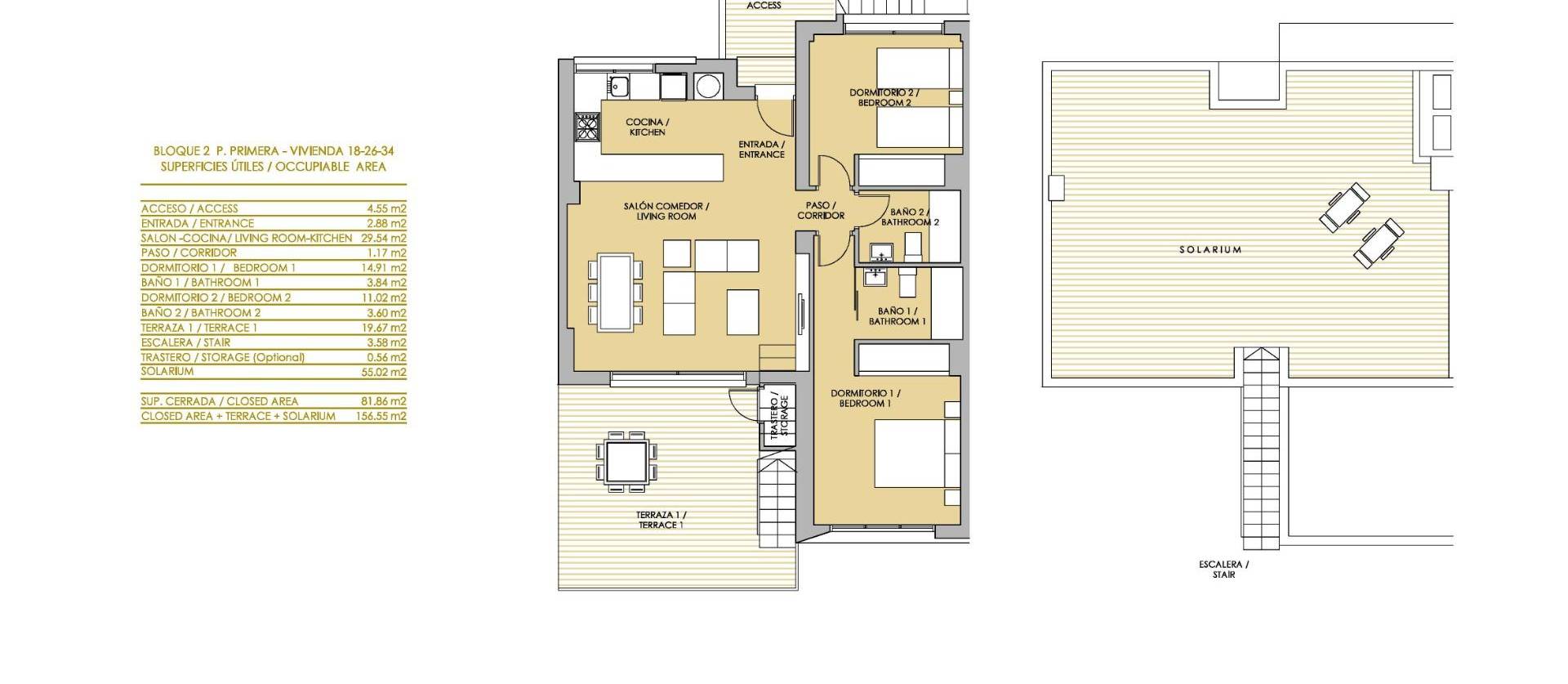 New Build - Top Floor Bungalow - Orihuela - Vistabella Golf