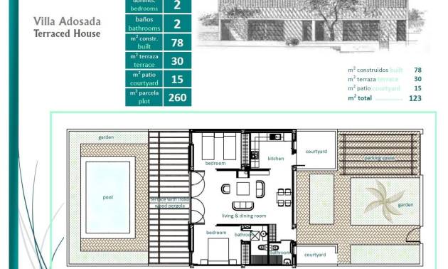 Nueva construcción  - Adosado - Sucina - Peraleja Golf