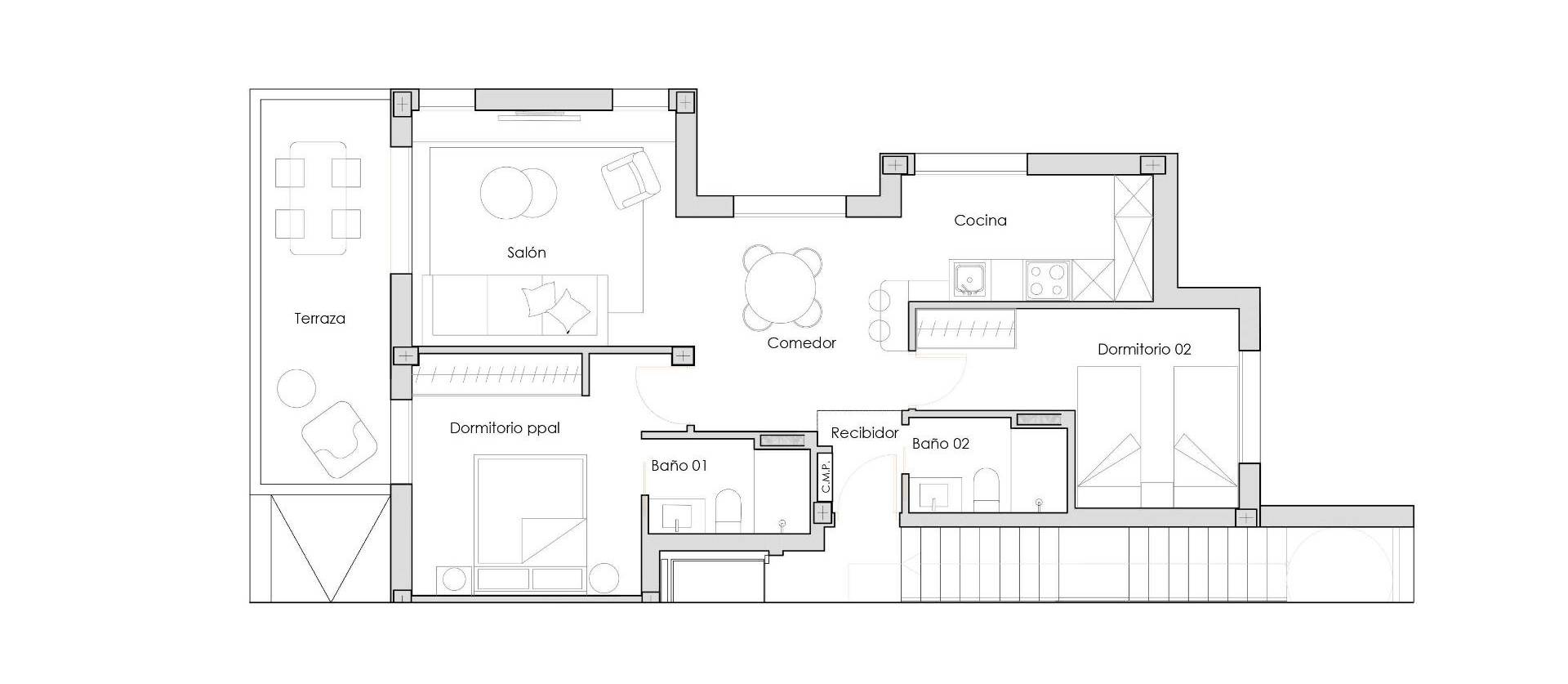 Nueva construcción  - Apartment - Torre Pacheco - Santa Rosalía