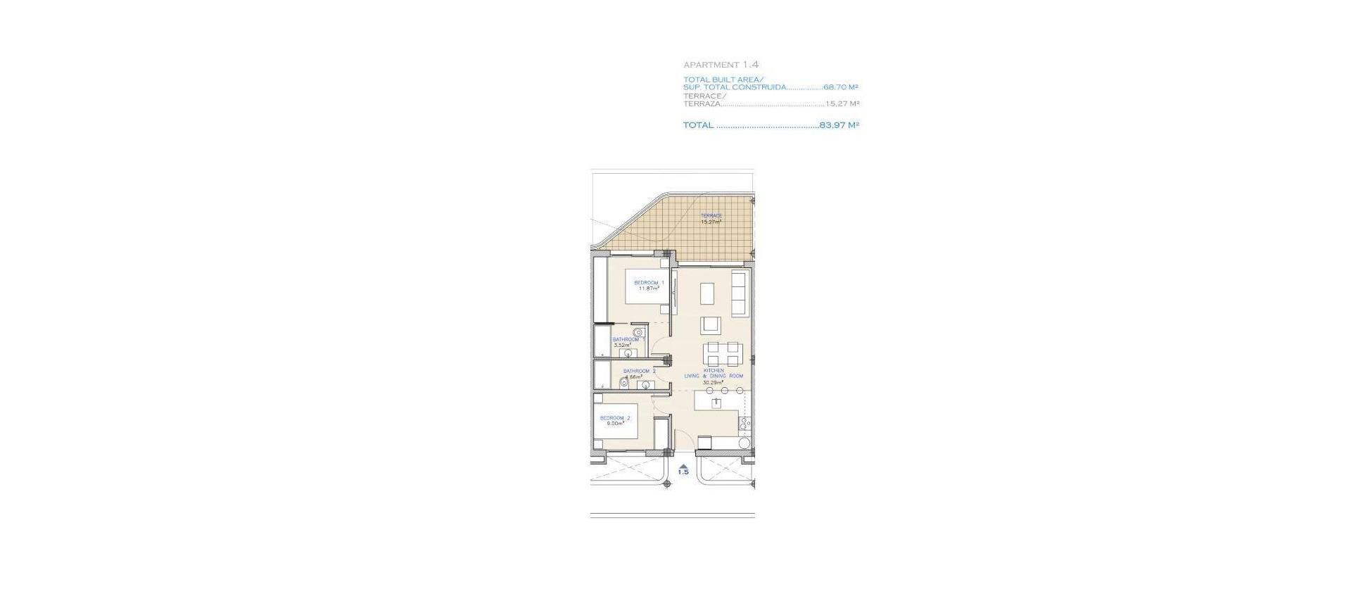 Nueva construcción  - Apartment - Los Alcázares - Serena Golf