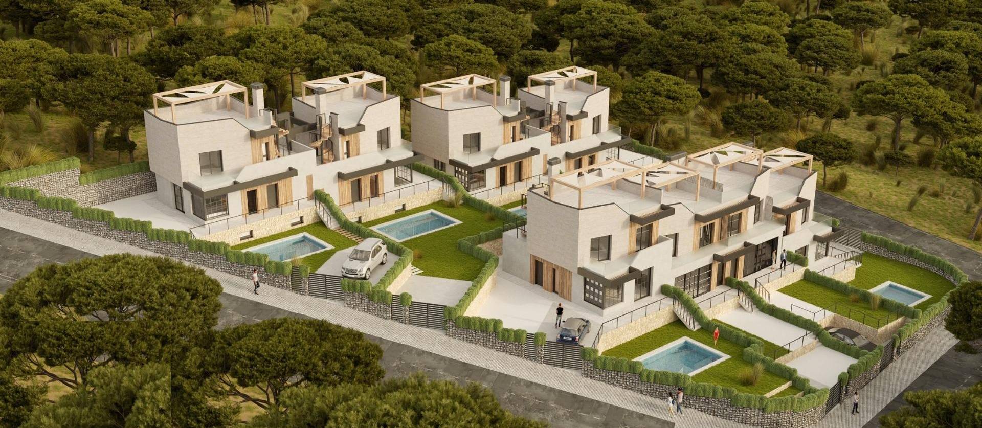 Nueva construcción  - Adosado - Polop - Urbanizaciones