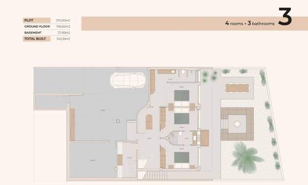 Nueva construcción  - Villa - Algorfa - La Finca Golf
