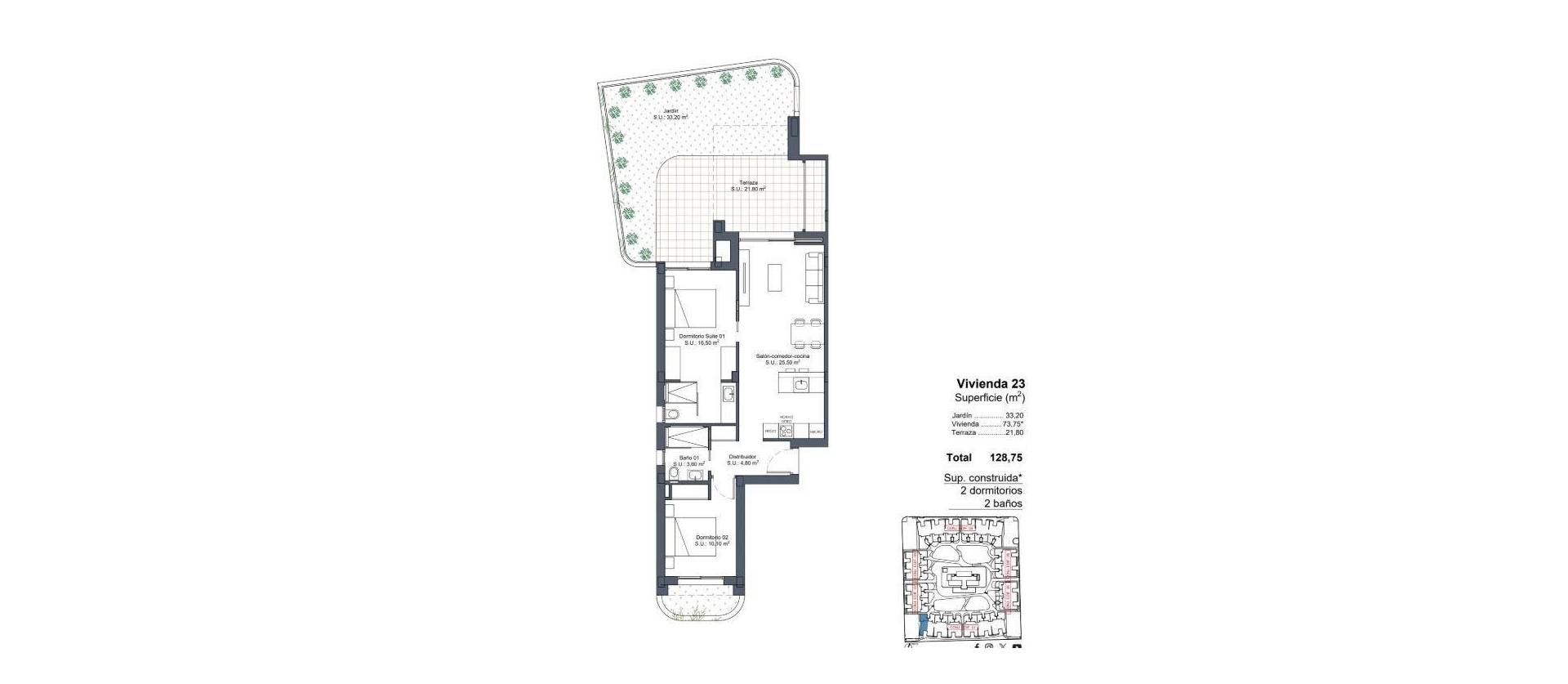 Nueva construcción  - Bungalow - Ciudad Quesada - Lo Marabú