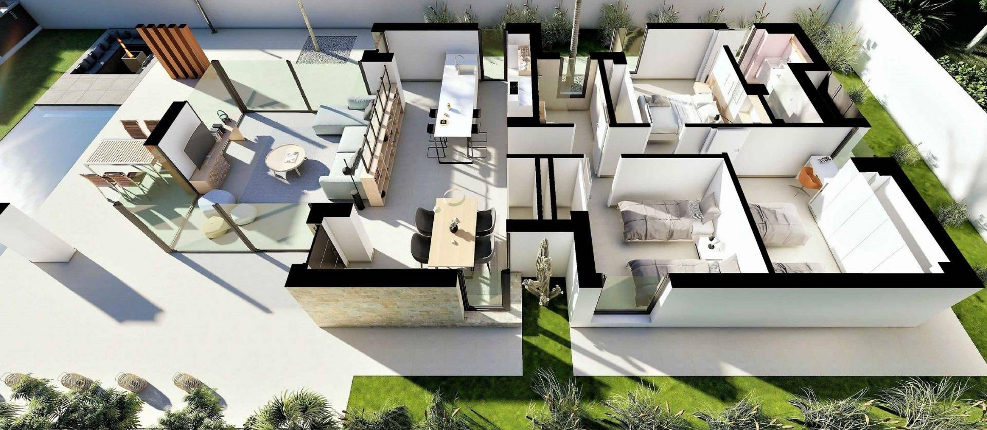 Nueva construcción  - Villa - San Fulgencio - El Oasis