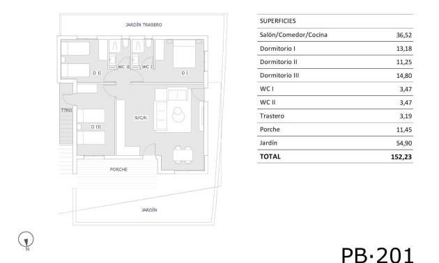 Nueva construcción  - Bungalow - San Miguel de Salinas - Pueblo
