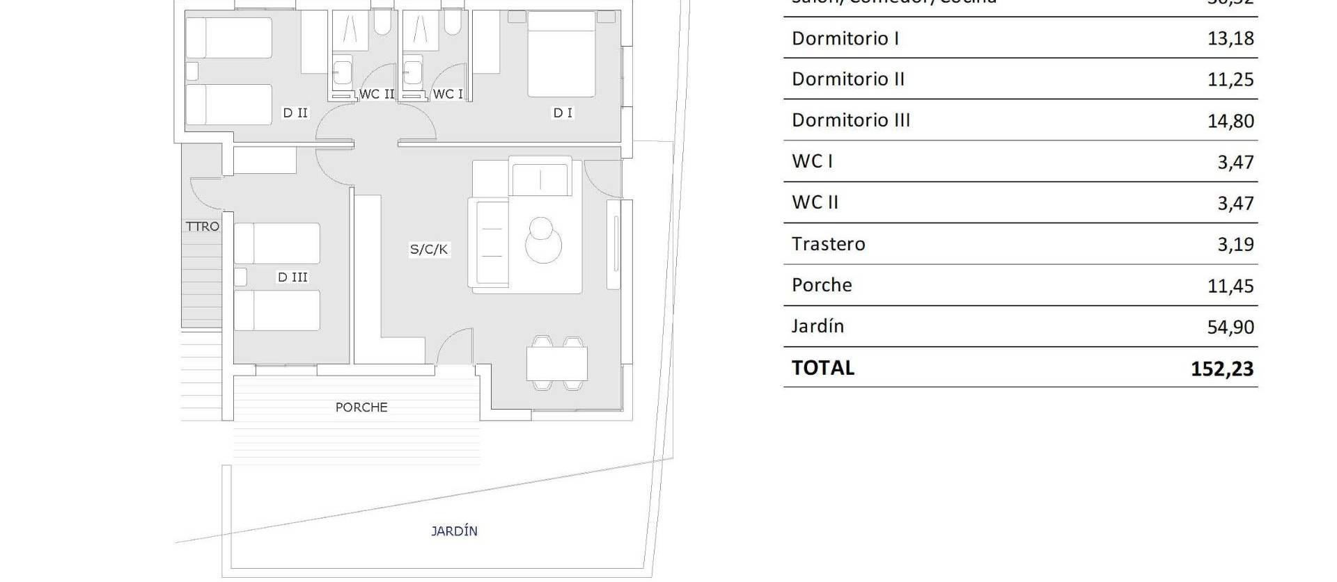 Nueva construcción  - Bungalow - San Miguel de Salinas - Pueblo