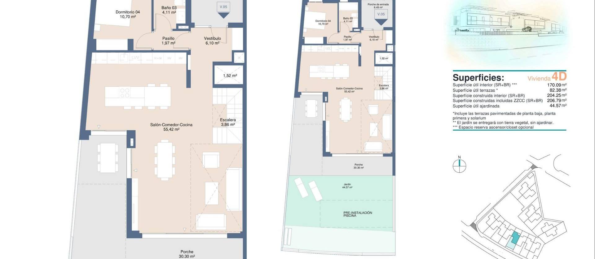Nueva construcción  - Adosado - San Juan Alicante - Cabo de las Huertas