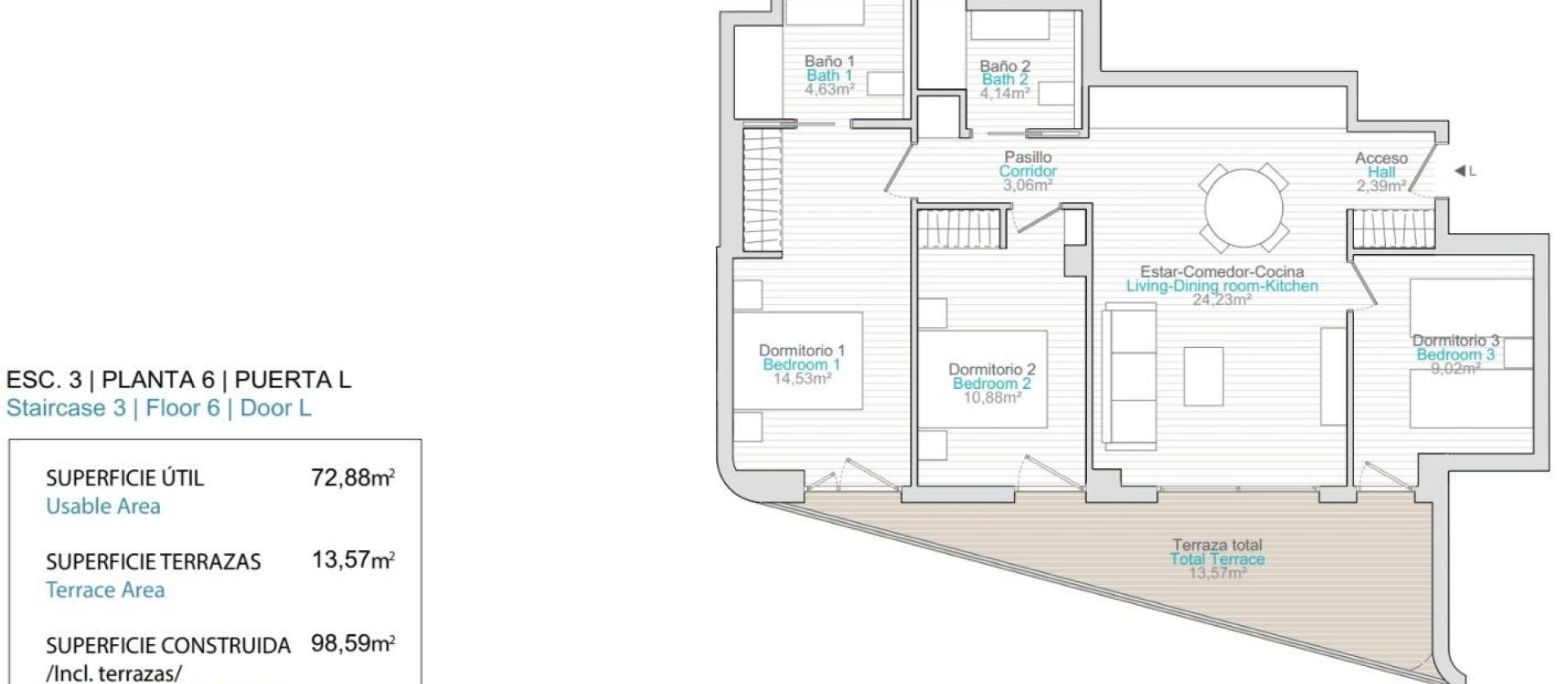 Nueva construcción  - Apartment - Villajoyosa - La Tellerola