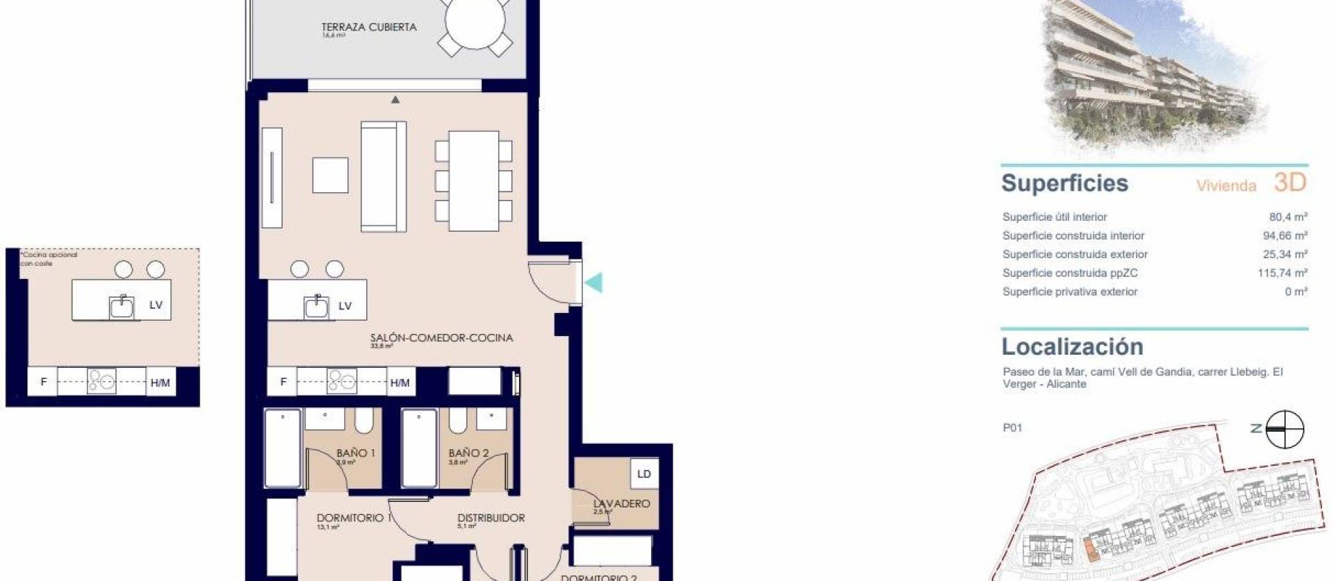 Nueva construcción  - Apartment - Denia - Playa de La Almadraba