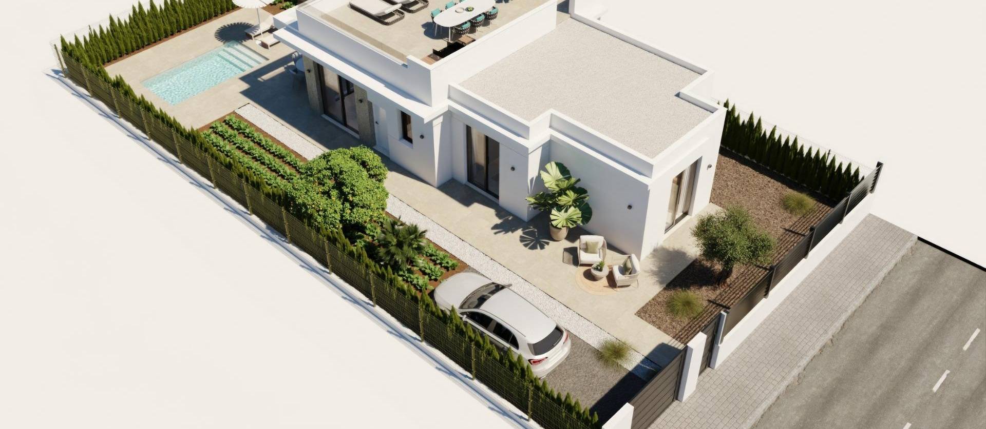 Nouvelle construction - Villa - Fuente Alamo - Hacienda Del Álamo Golf