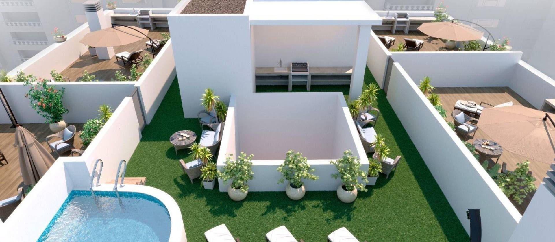 Nieuwbouw projecten - Appartment - Torrevieja - Parque de las Naciones