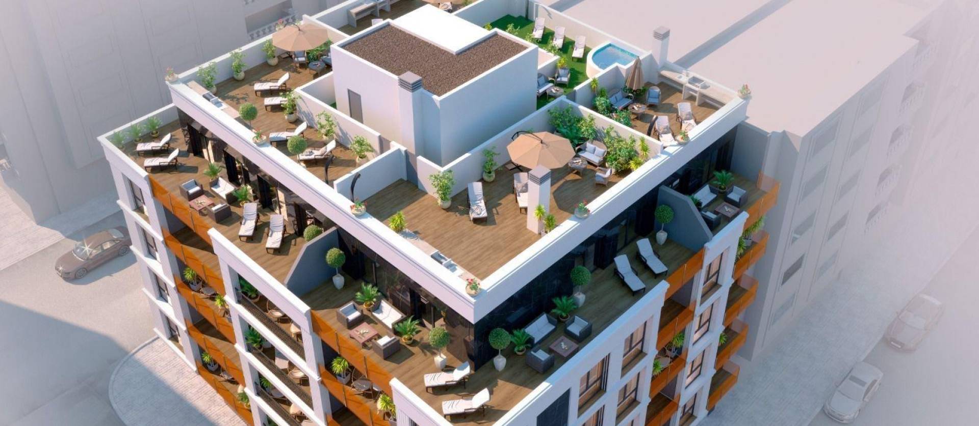 Nieuwbouw projecten - Appartment - Torrevieja - Parque de las Naciones