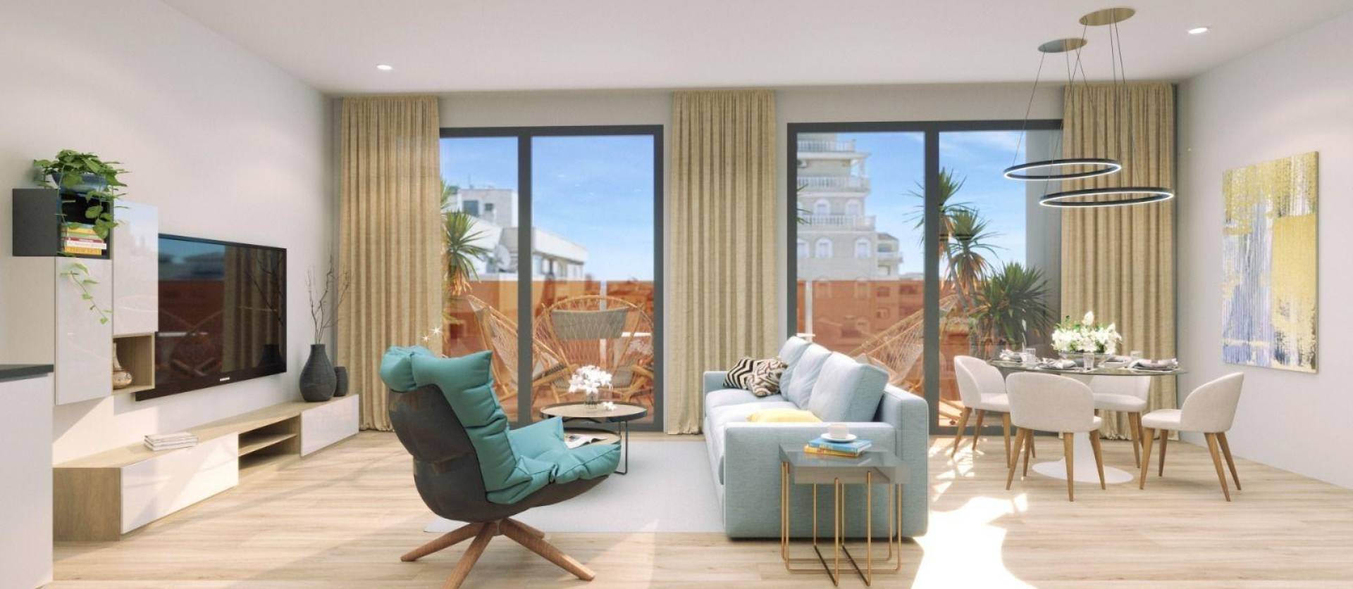 Nieuwbouw projecten - Appartment - Torrevieja - Parque de las Naciones