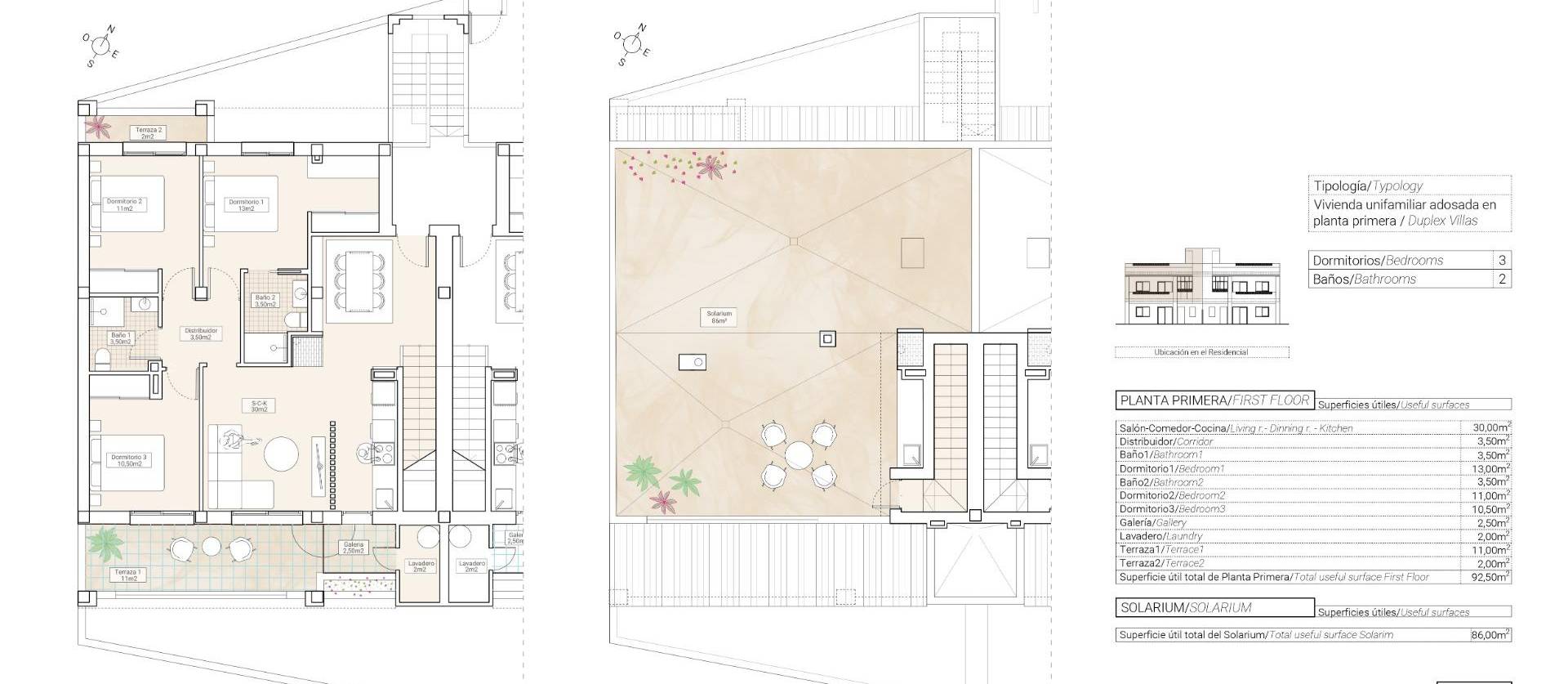 New Build - Top Floor Bungalow - Hondón de las Nieves - El Salero