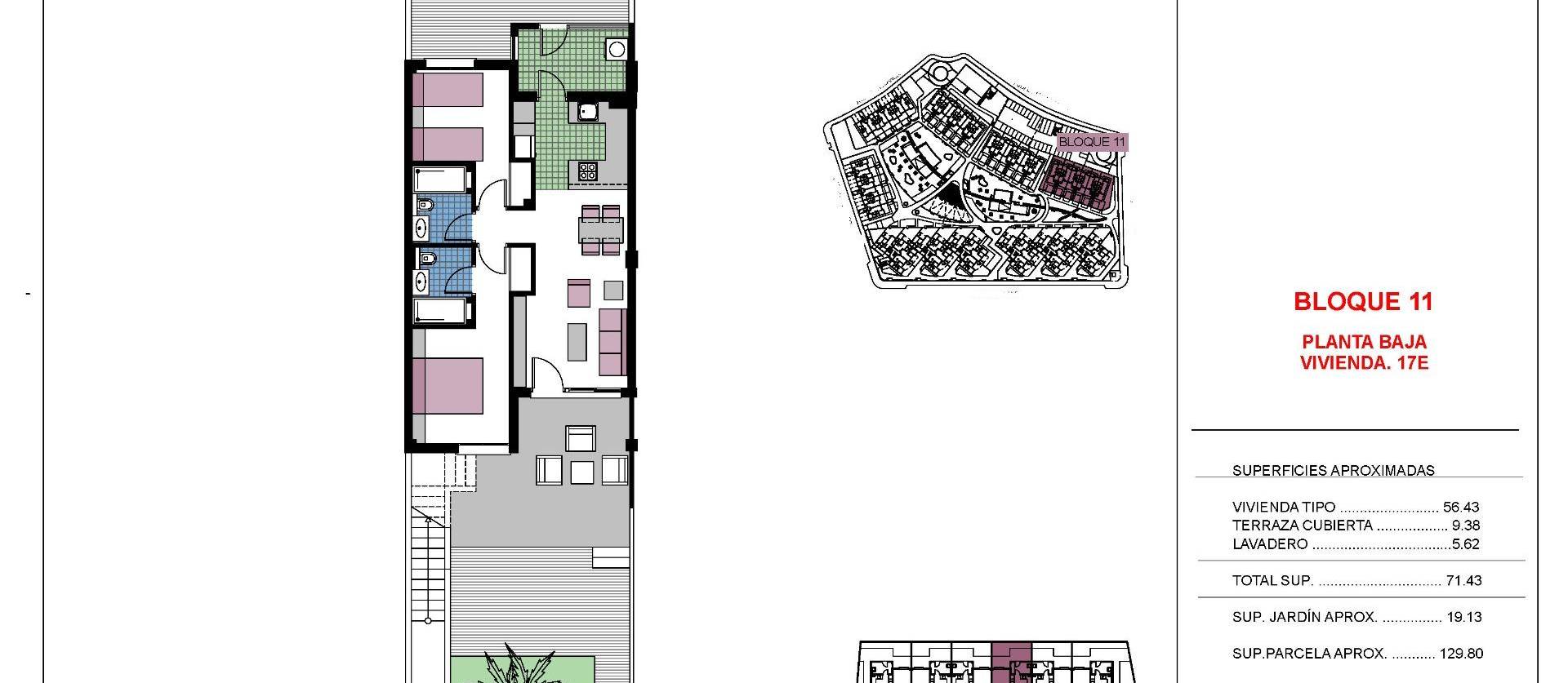 New Build - Ground Floor Bungalow - Pilar de la Horadada - Mil Palmeras