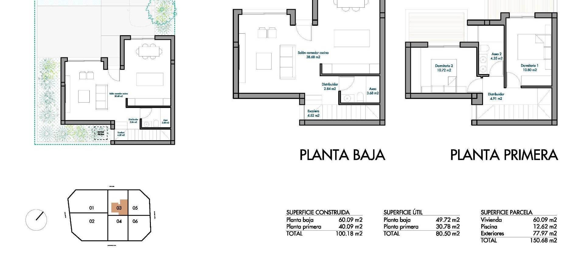 Nueva construcción  - Semi Detached - Torre Pacheco - El Alba