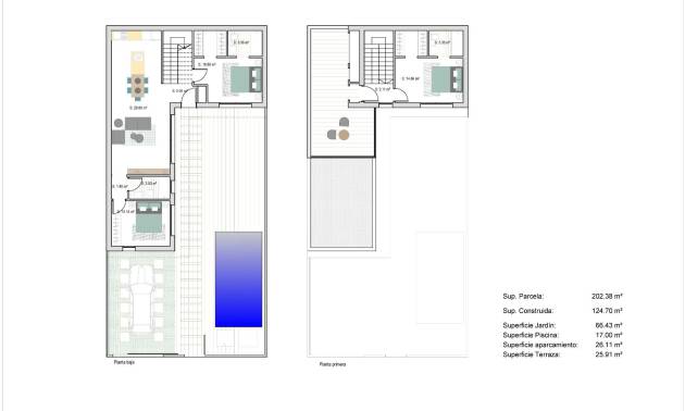 New Build - Townhouse - San Javier - Parque del doce