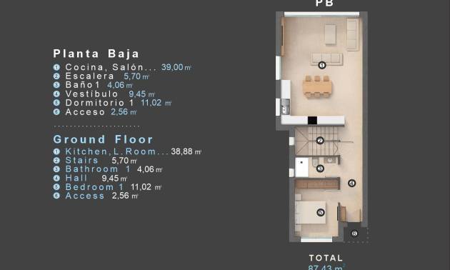 Nueva construcción  - Villa - Orihuela Costa - Las Filipinas