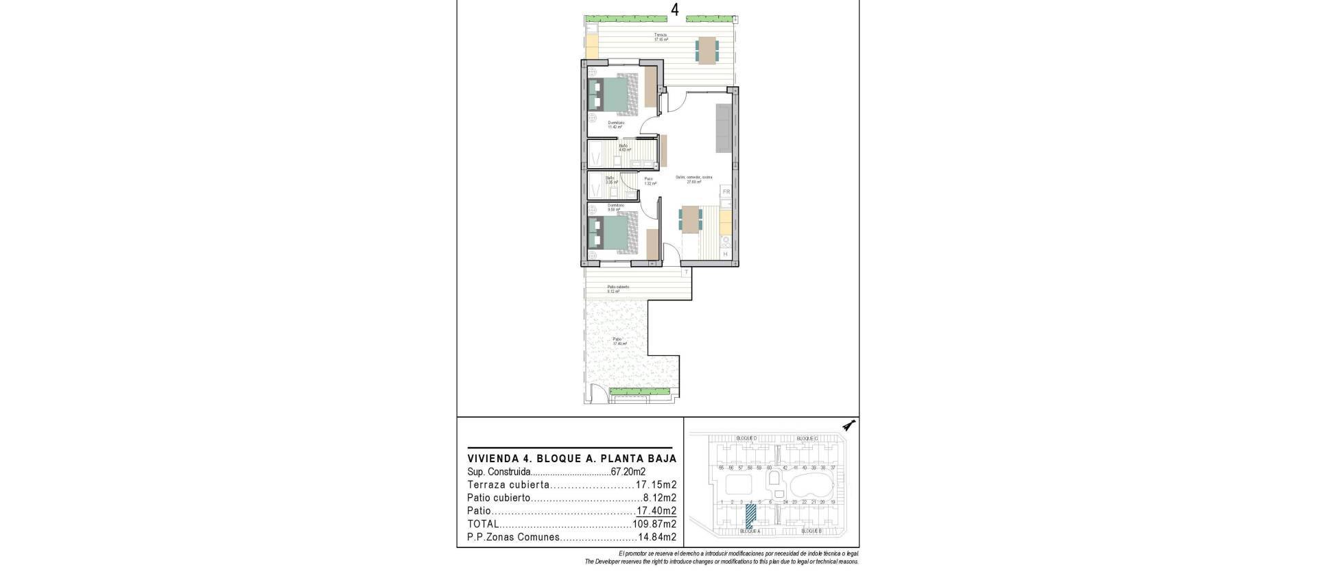 Nueva construcción  - Apartment - Torre Pacheco - San Cayetano