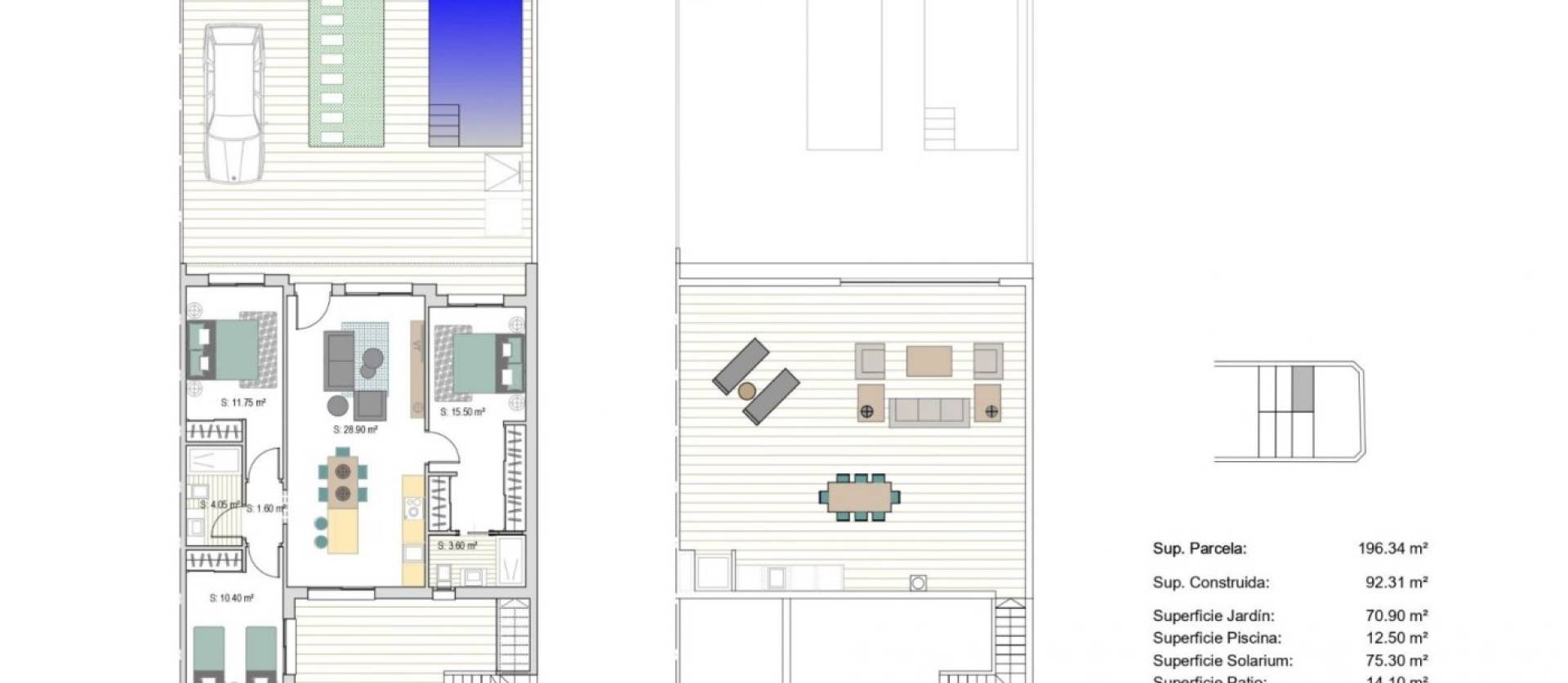 Nueva construcción  - Adosado - San Javier - Parque del doce