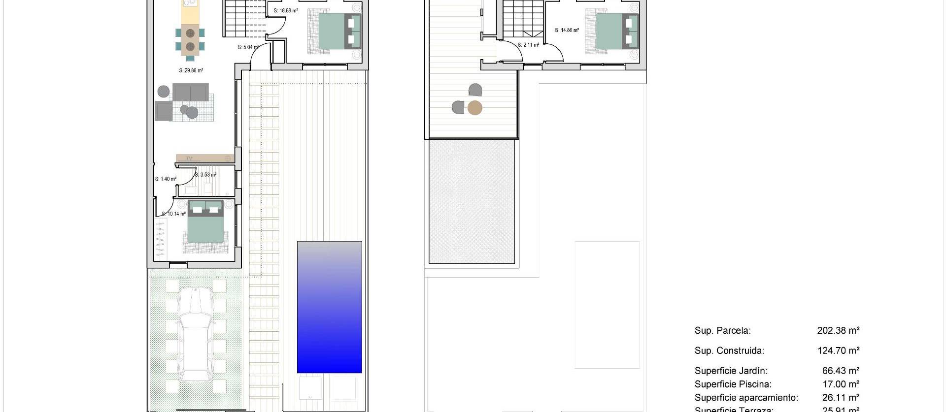 Nueva construcción  - Adosado - San Javier - Parque del doce