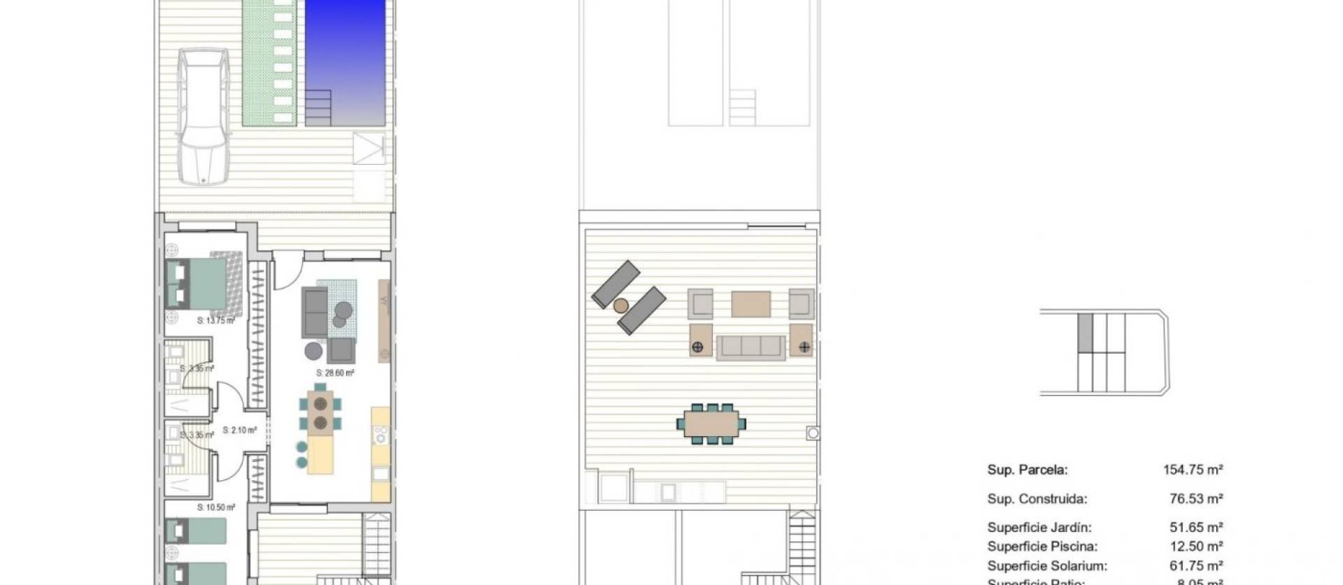 Nueva construcción  - Adosado - San Javier - Parque del doce