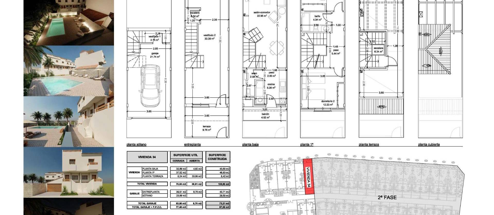 Nueva construcción  - Adosado - La Union - centro