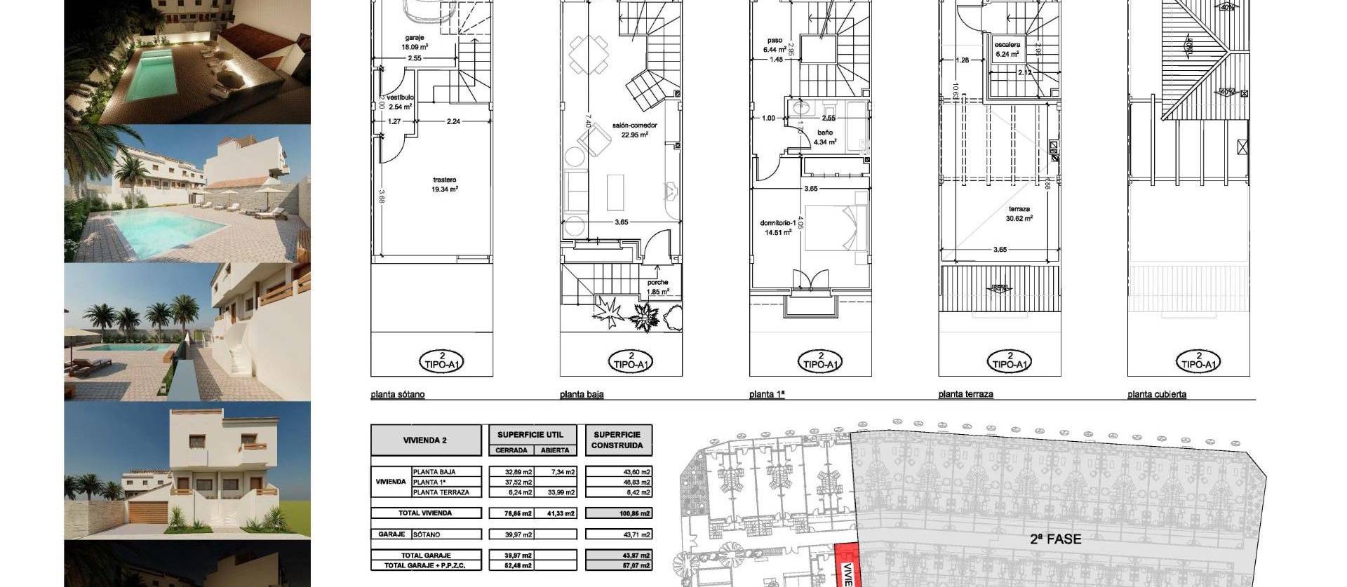 Nueva construcción  - Adosado - La Union - centro