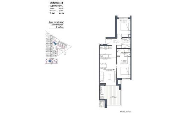 New Build - Apartment - Los Alcázares - Serena Golf