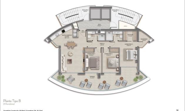 Nueva construcción  - Apartment - Calpe - Playa Cantal Roig