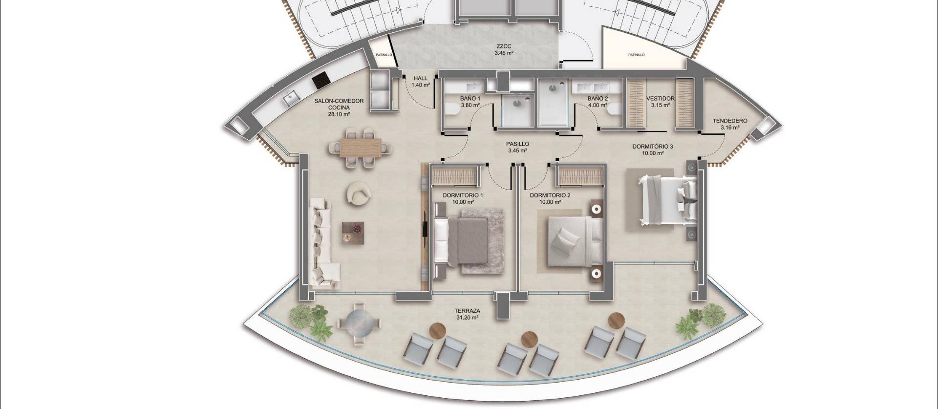 Nueva construcción  - Apartment - Calpe - Playa Cantal Roig