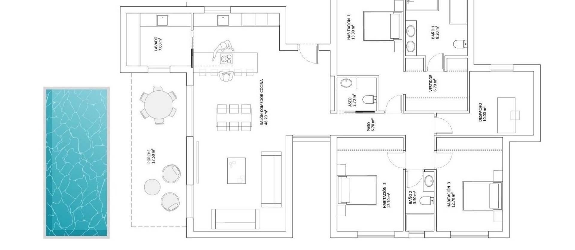 Nieuwbouw projecten - Villa - Monforte del Cid - La Capitana