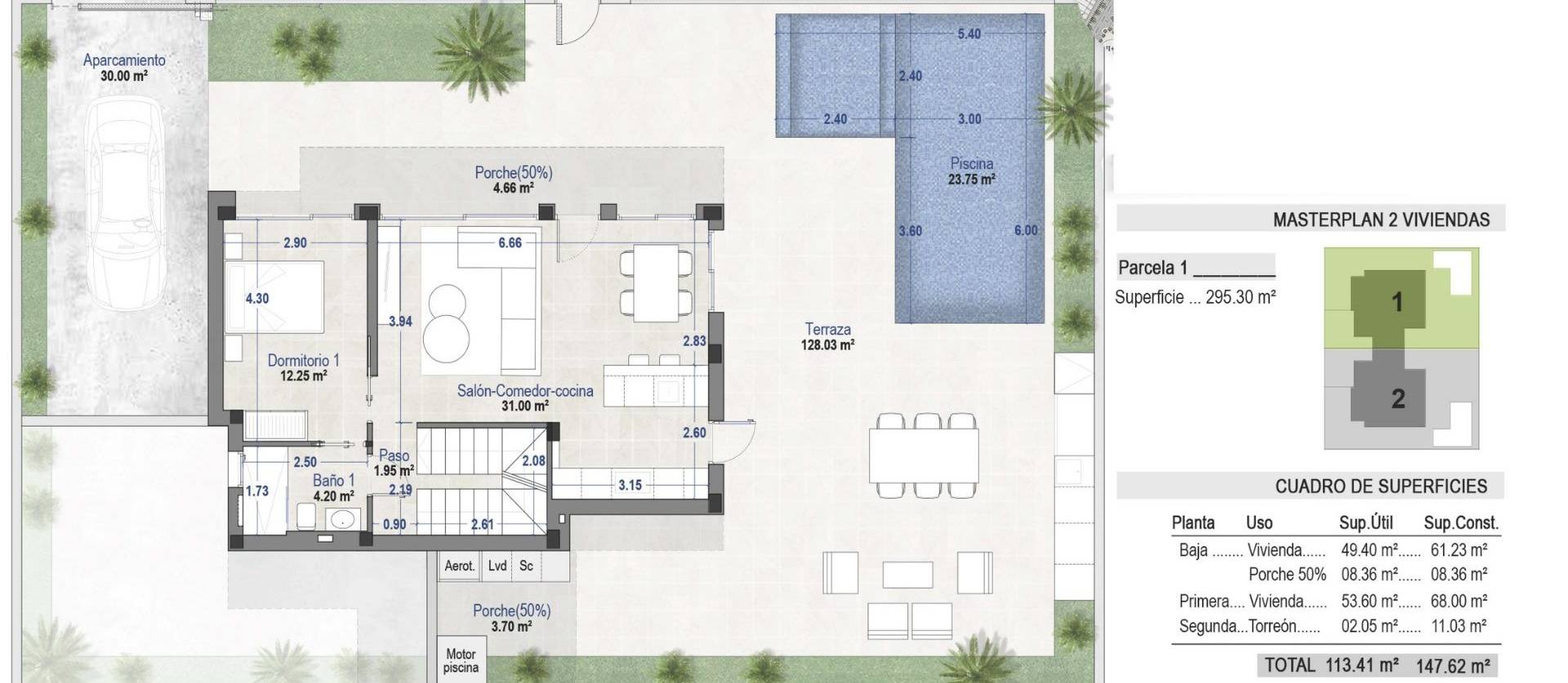 Nieuwbouw projecten - Villa - Torre Pacheco - Santa Rosalía