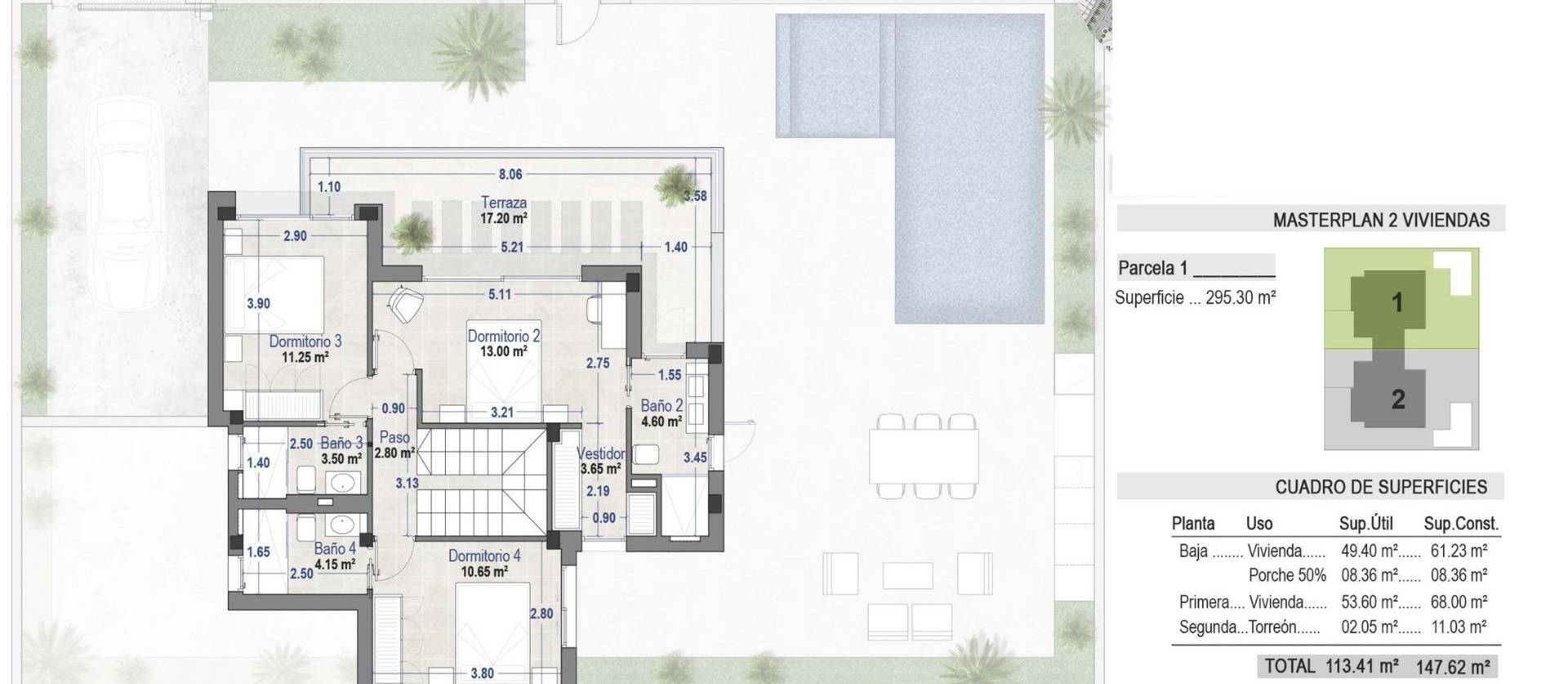 Nieuwbouw projecten - Villa - Torre Pacheco - Santa Rosalía