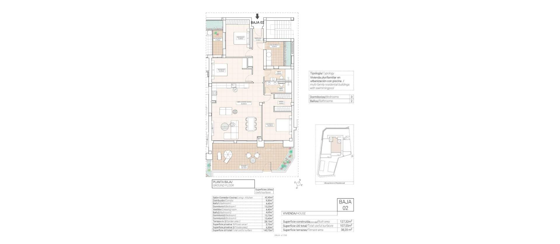 Nouvelle construction - Apartment - Hondón de las Nieves - Pueblo