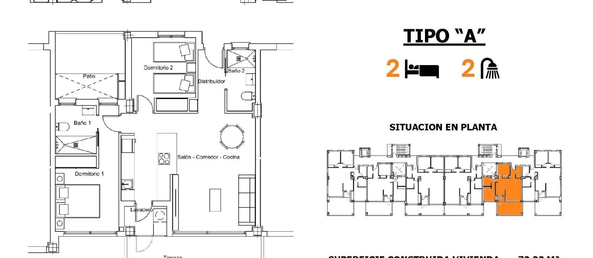 Nouvelle construction - Apartment - San Miguel de Salinas - Pueblo