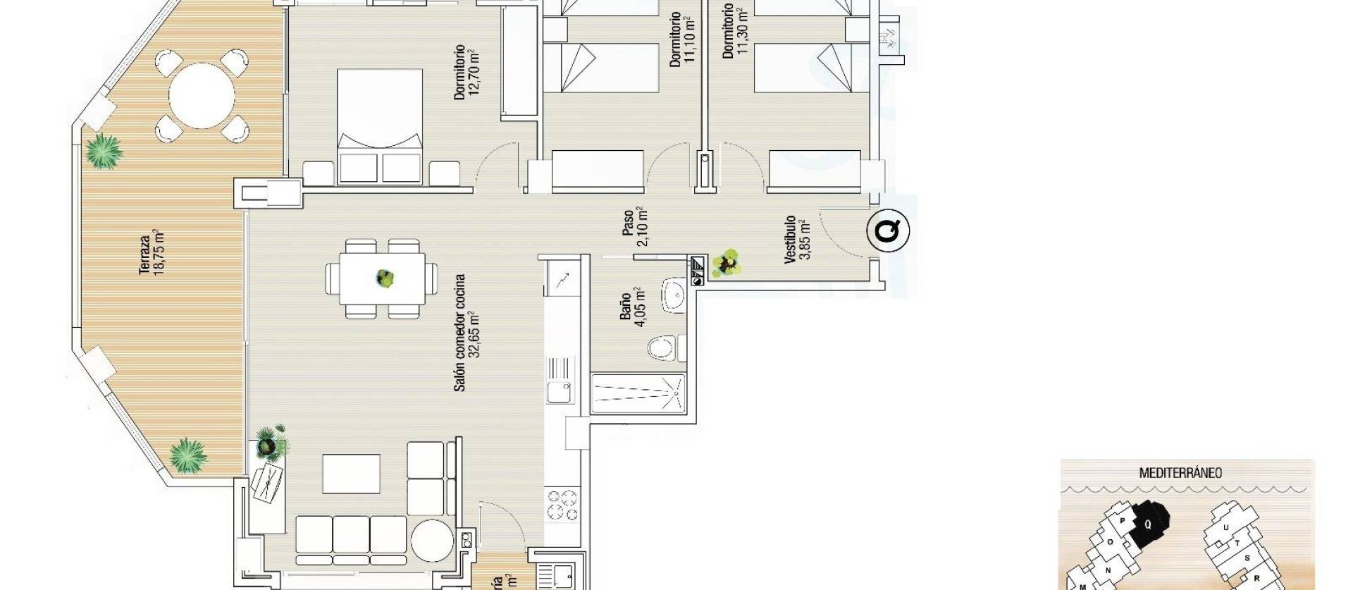 Nueva construcción  - Apartment - La Manga del Mar Menor