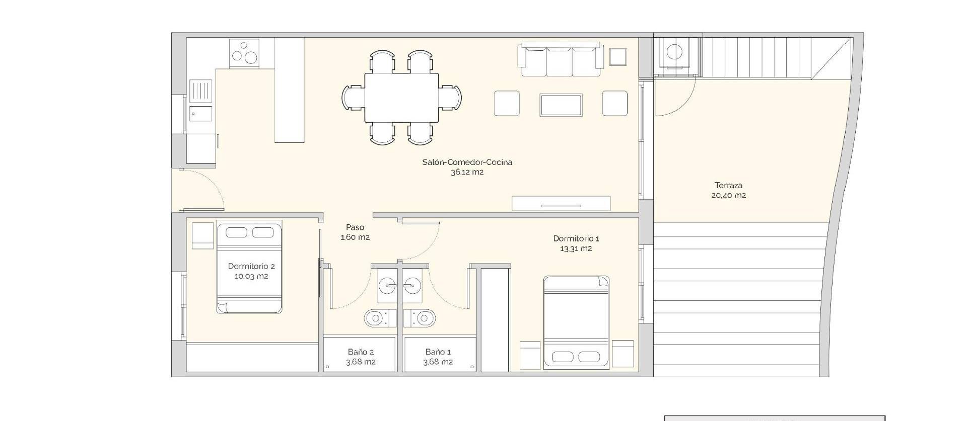 Nouvelle construction - Apartment - Finestrat - Puig Campana Golf