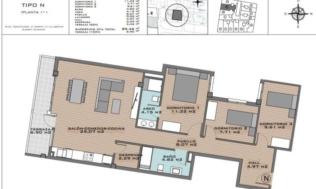 Nouvelle construction - Apartment - Algorfa - Pueblo