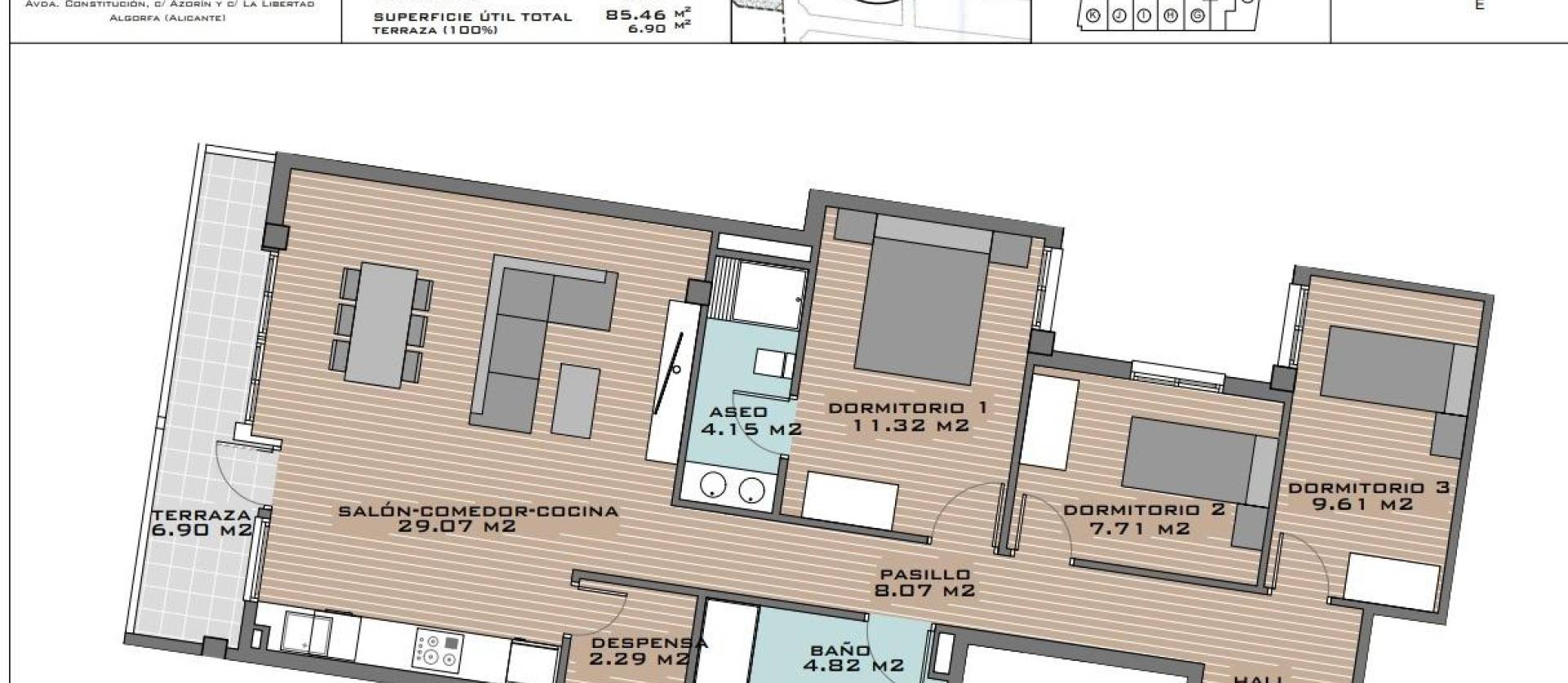 Nouvelle construction - Apartment - Algorfa - Pueblo