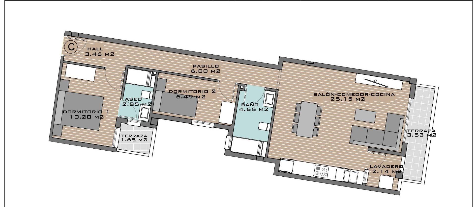 Nouvelle construction - Apartment - Algorfa - Pueblo