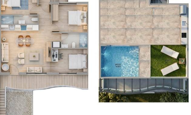 Nouvelle construction - Bungalow - Pilar de la Horadada - parques de Andromeda