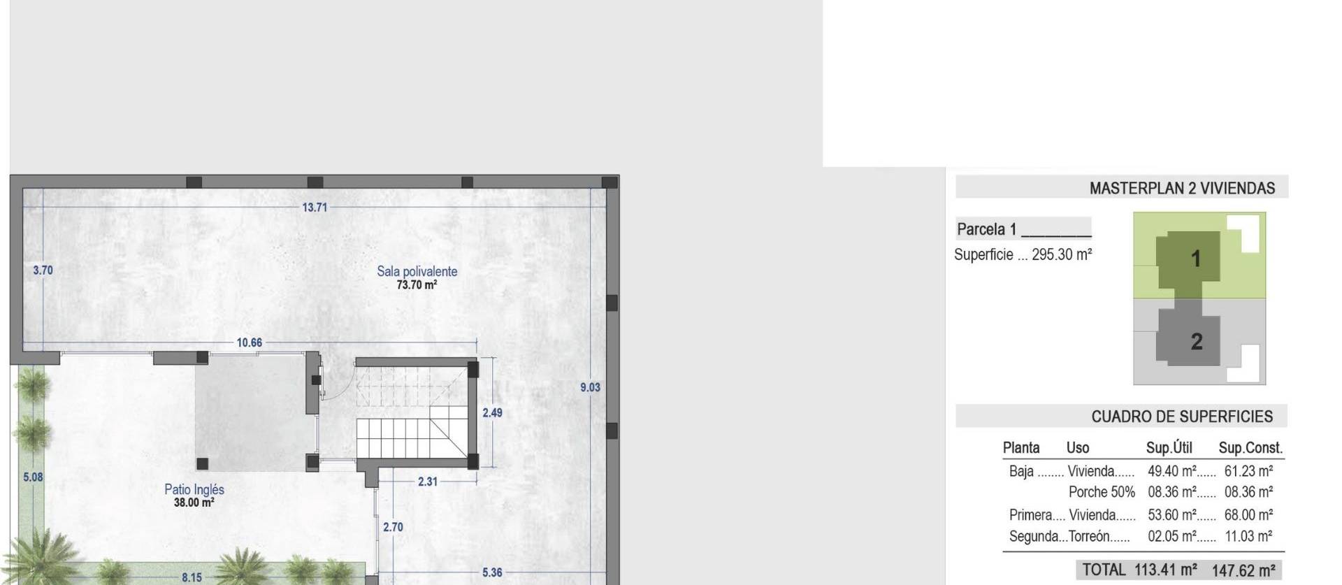Nieuwbouw projecten - Villa - Torre Pacheco - Santa Rosalía
