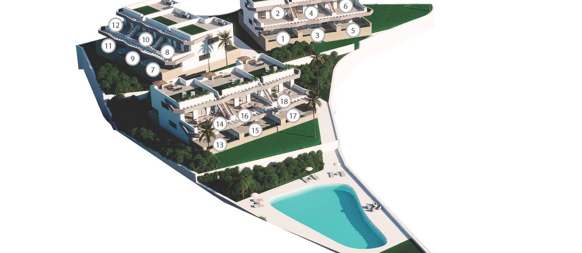 Nieuwbouw projecten - Bungalow - Finestrat - Balcón de finestrat