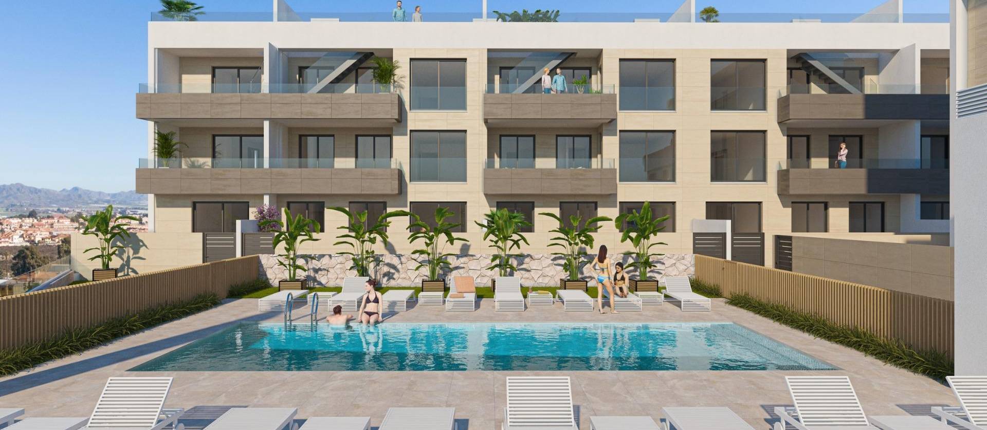 Nieuwbouw projecten - Appartment - Aguilas - Playa del Hornillo