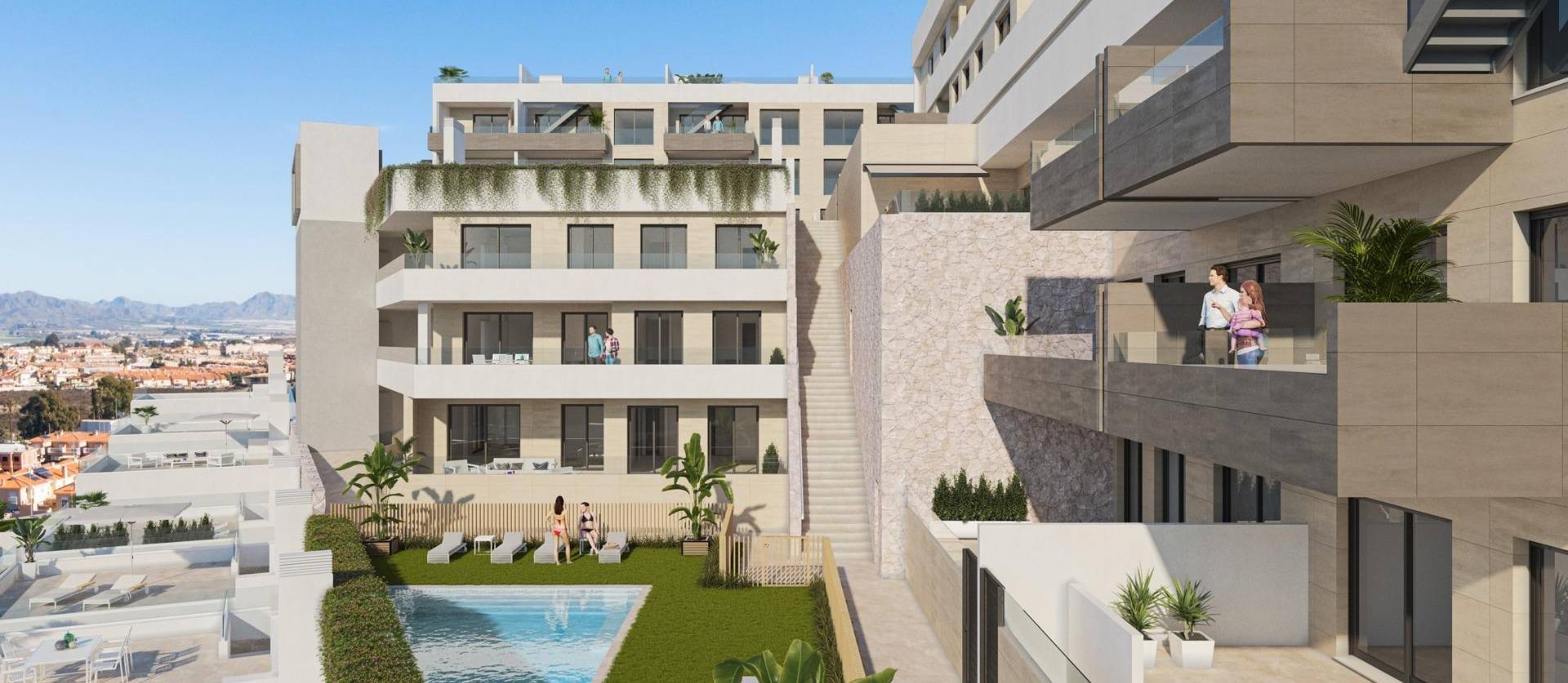 Nieuwbouw projecten - Appartment - Aguilas - Playa del Hornillo