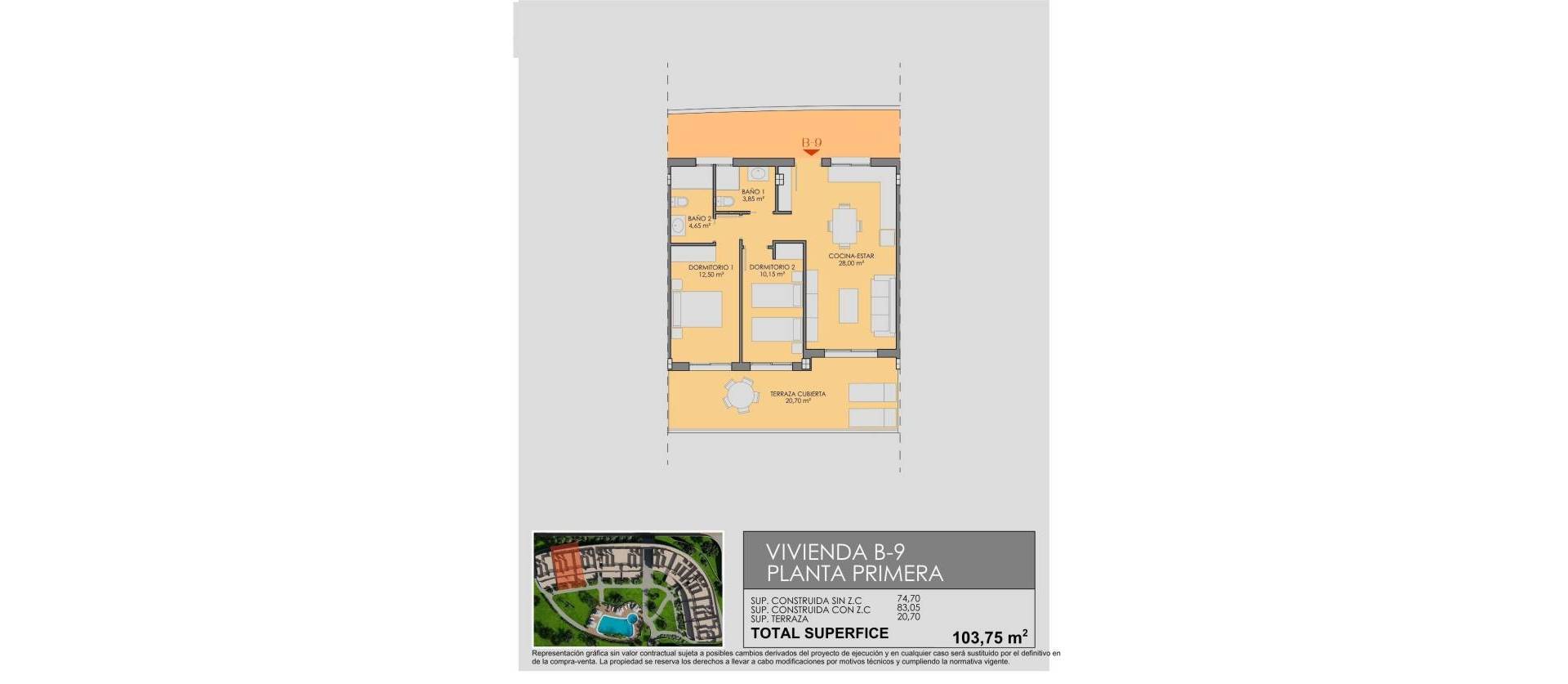 Nueva construcción  - Apartment - Los Alcázares - Serena Golf