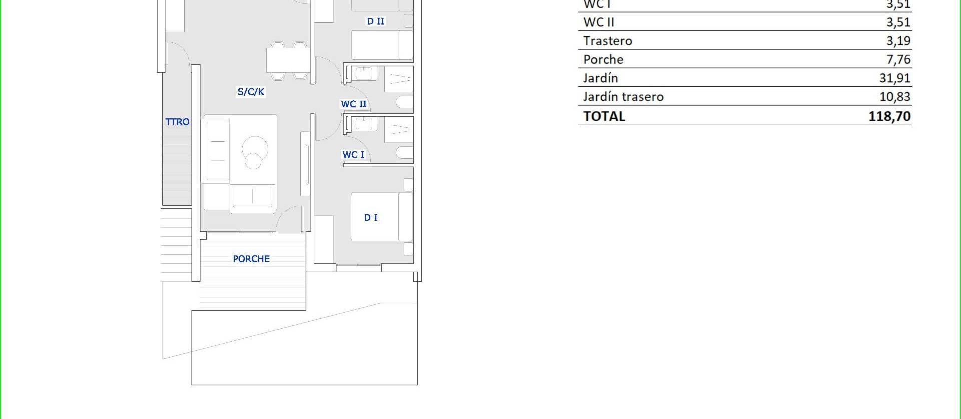 Nieuwbouw projecten - Bungalow - San Miguel de Salinas - Pueblo
