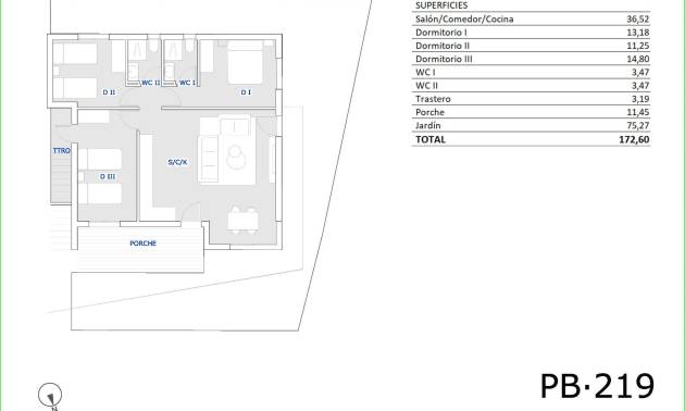 Nieuwbouw projecten - Bungalow - San Miguel de Salinas - Pueblo