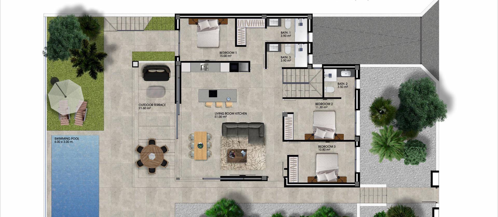 Nieuwbouw projecten - Villa - Los Alcázares - La Serena Golf